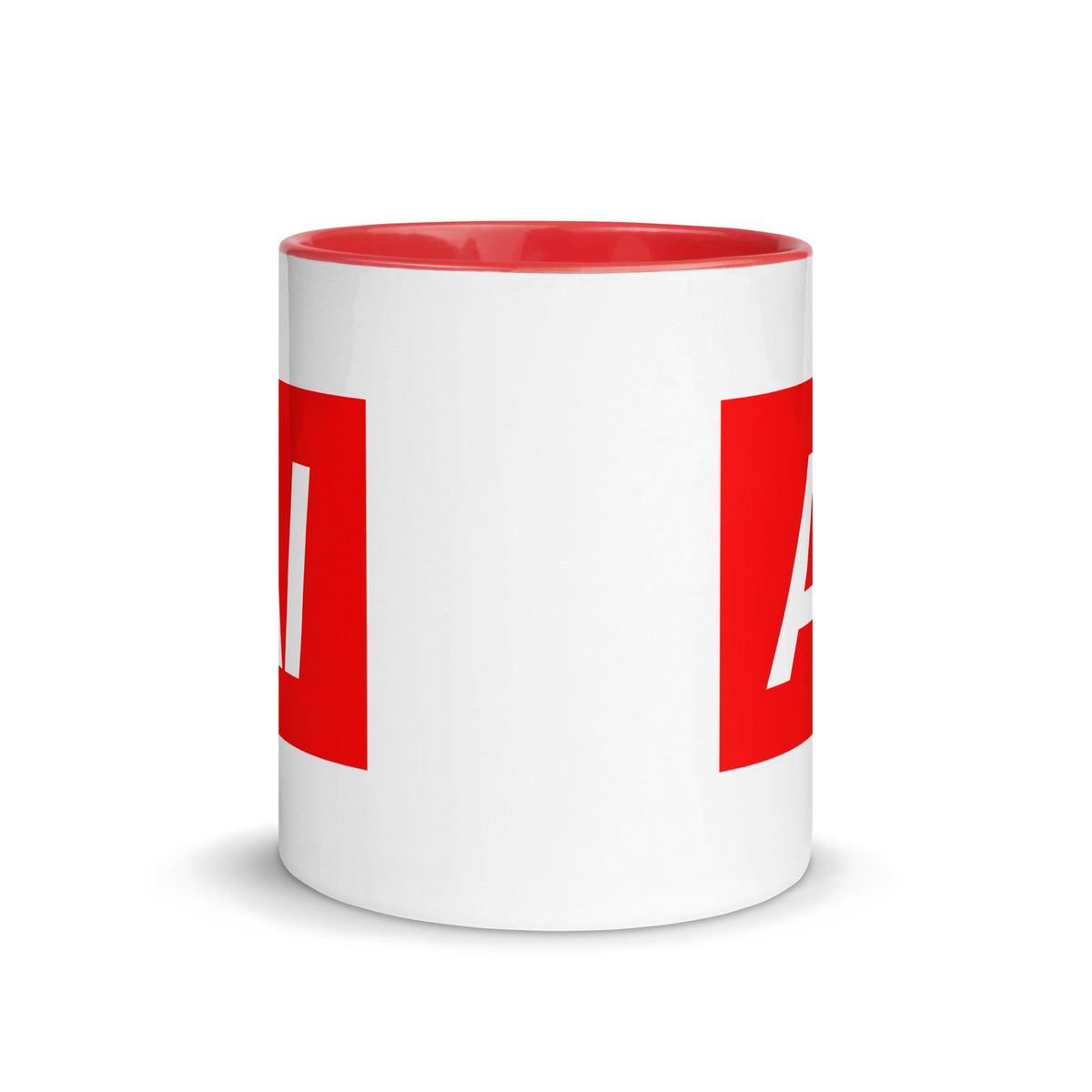 Image of the AI Sign Mug with Color Inside.