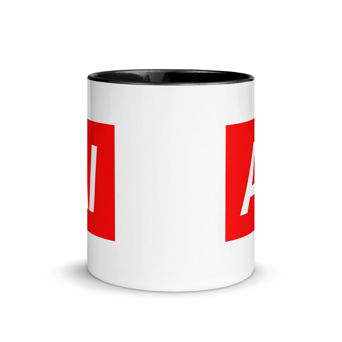 Image of the AI Sign Mug with Color Inside.