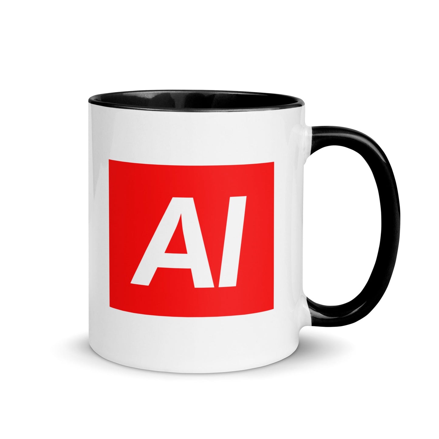 Image of the AI Sign Mug with Color Inside.