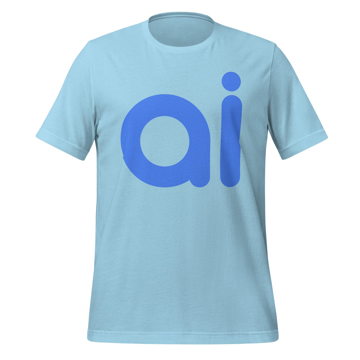 Image of the ai T-Shirt (unisex) Ocean Blue / M.