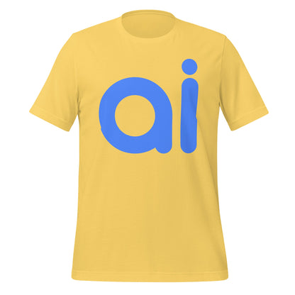Image of the ai T-Shirt (unisex) Yellow / M.