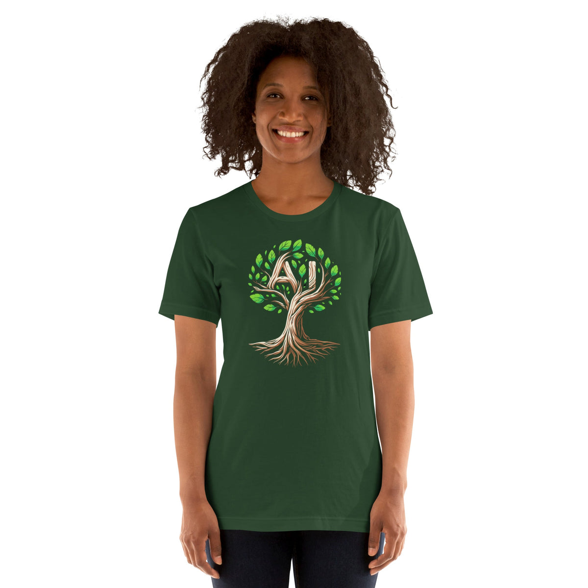 Image of the AI Tree T-Shirt (unisex).