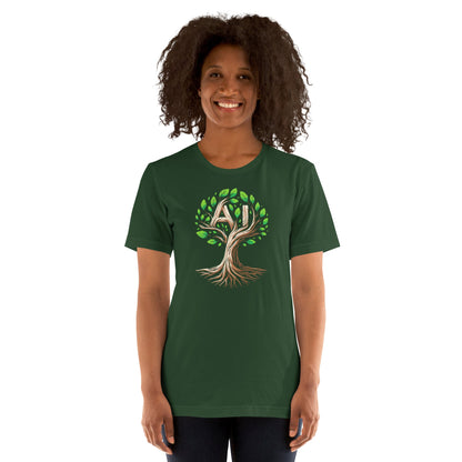 Image of the AI Tree T-Shirt (unisex).