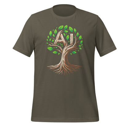 Image of the AI Tree T-Shirt (unisex) Army / M.