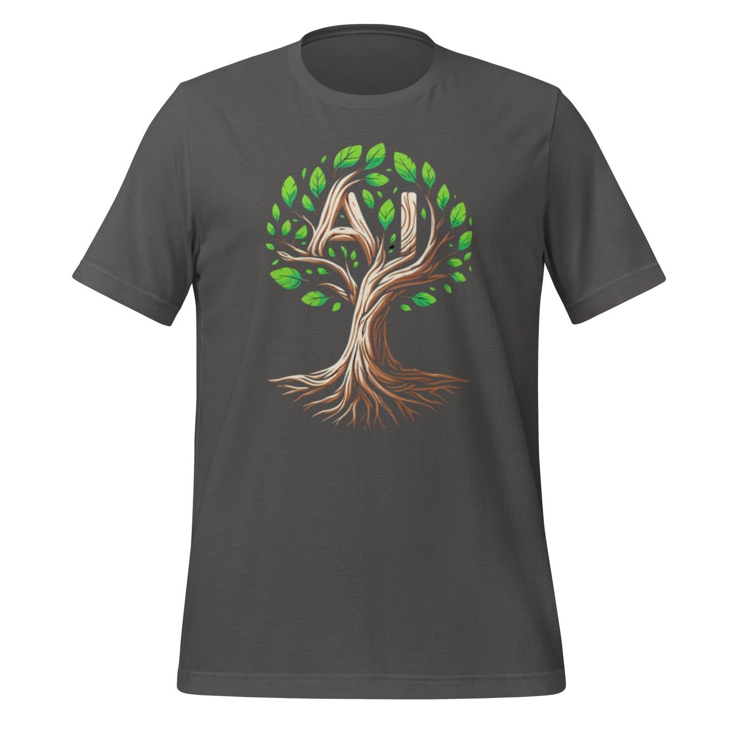 Image of the AI Tree T-Shirt (unisex) Asphalt / M.