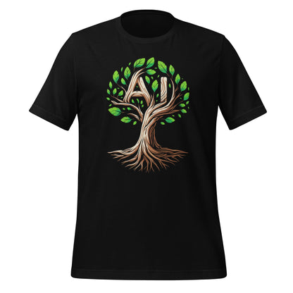 Image of the AI Tree T-Shirt (unisex) Black / M.
