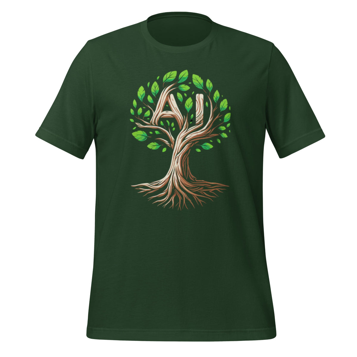 Image of the AI Tree T-Shirt (unisex) Forest / M.