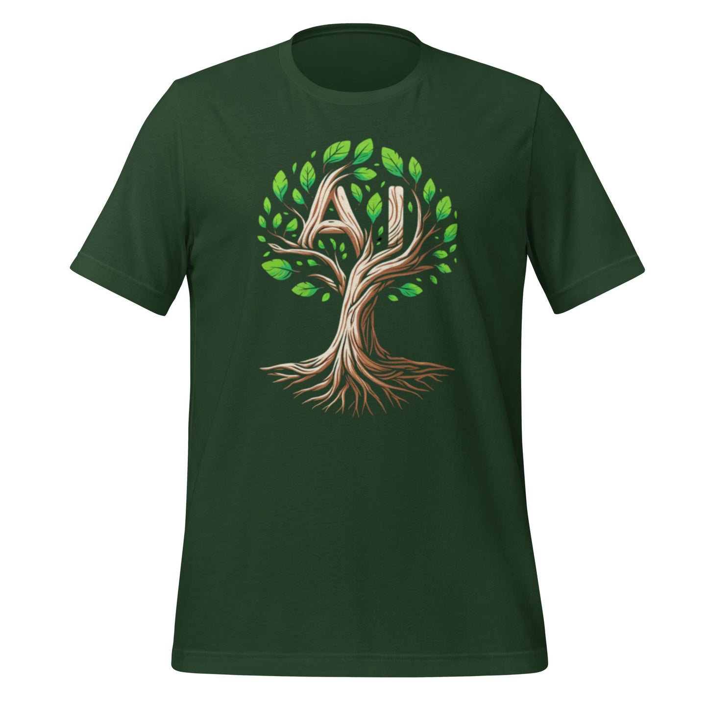 Image of the AI Tree T-Shirt (unisex) Forest / M.
