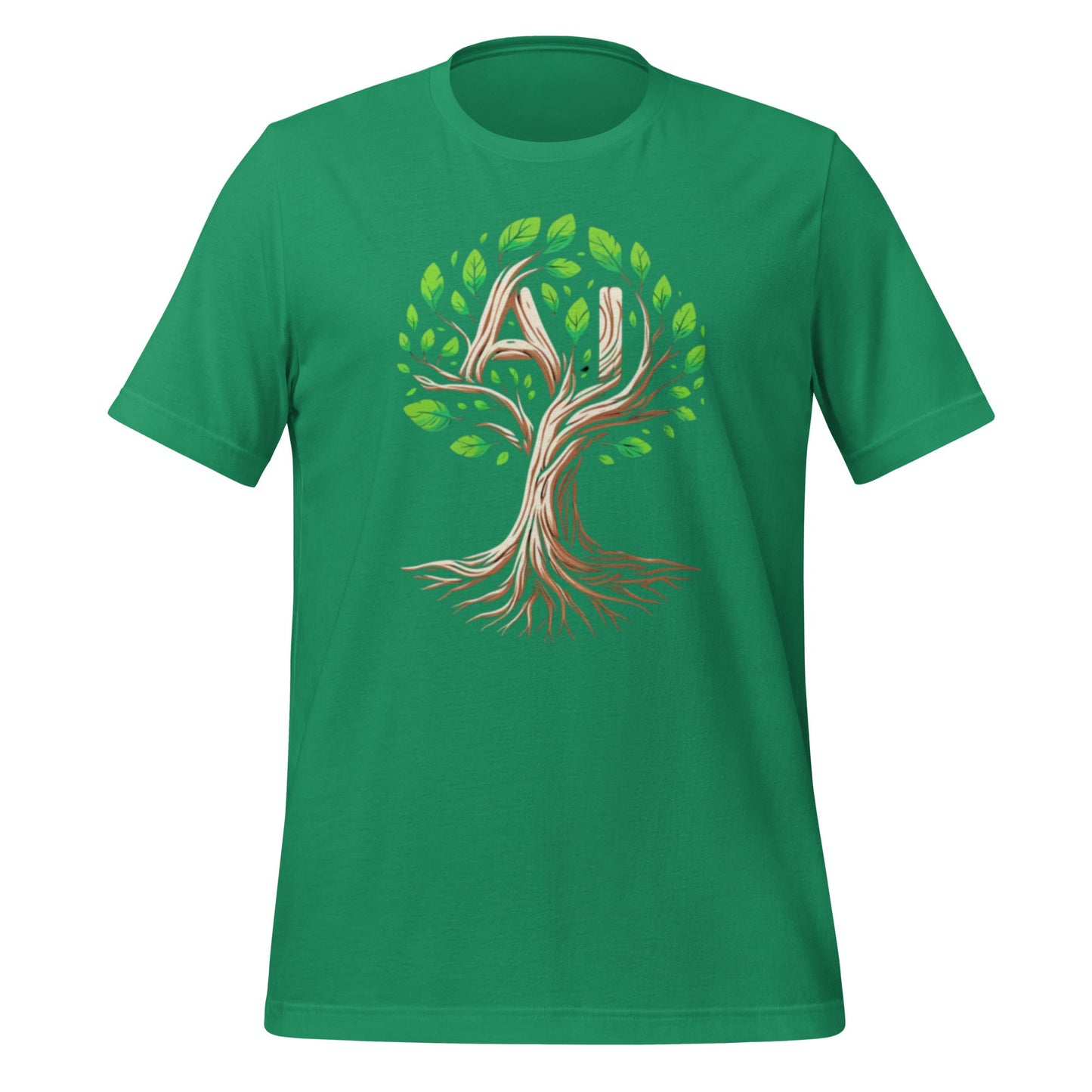 Image of the AI Tree T-Shirt (unisex) Kelly / M.