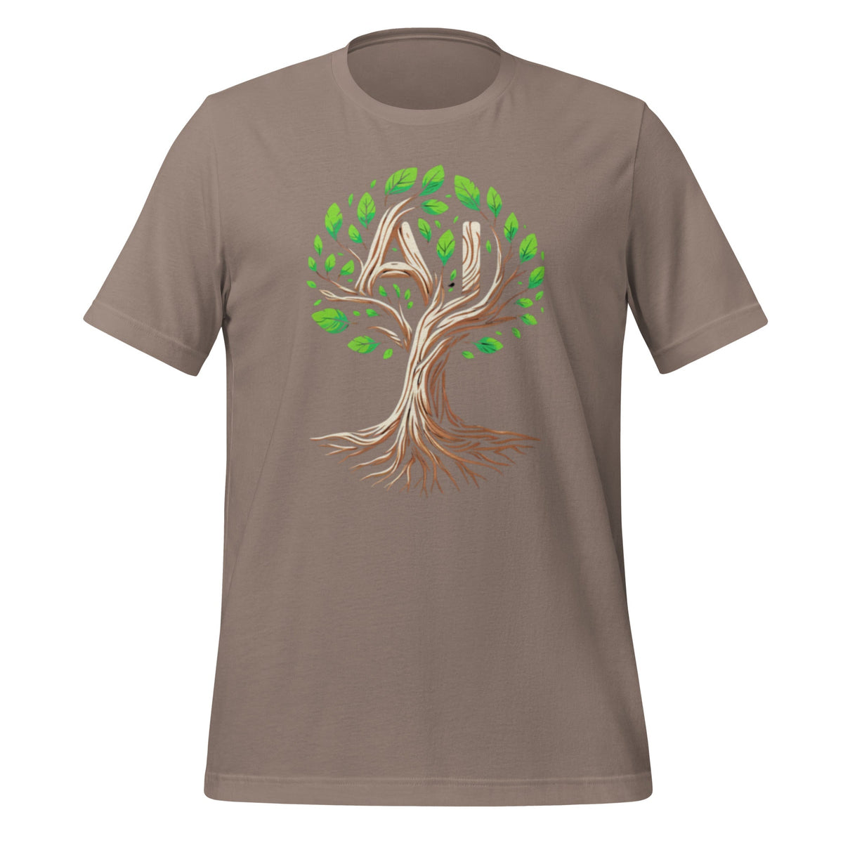 Image of the AI Tree T-Shirt (unisex) Pebble / M.
