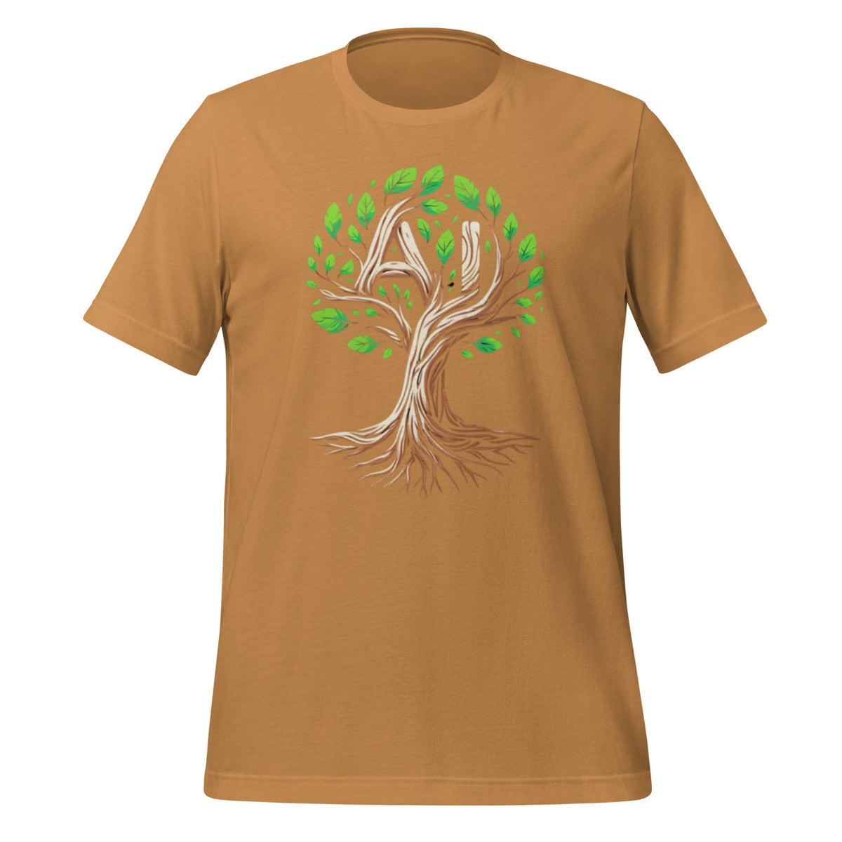Image of the AI Tree T-Shirt (unisex) Toast / M.