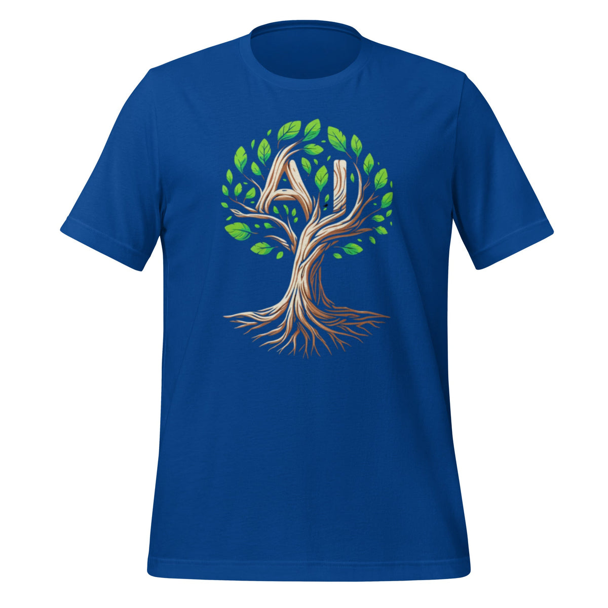 Image of the AI Tree T-Shirt (unisex) True Royal / M.