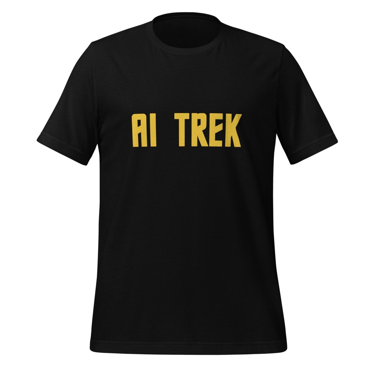 Image of the AI TREK T-Shirt (unisex) Black / M.