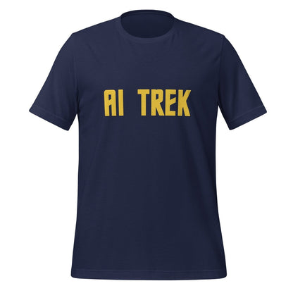 Image of the AI TREK T-Shirt (unisex) Navy / M.