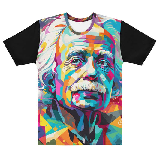 All-Over Print Albert Einstein T-Shirt 4 (men) - AI Store