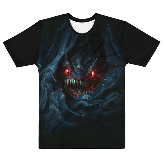 All-Over Print Alien Escape from Chest T-Shirt 2 (men) - AI Store