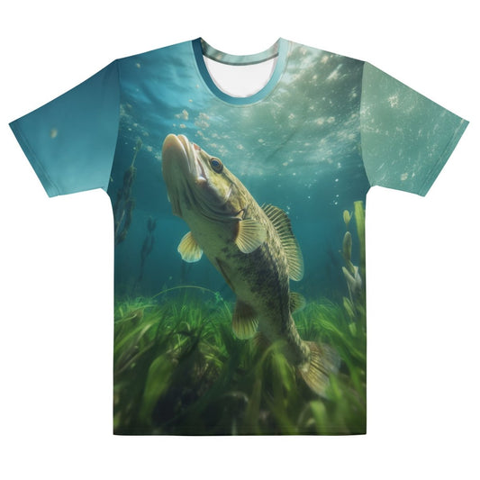 All-Over Print Bass Fishing T-Shirt 1 (men) - AI Store