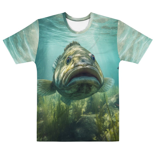 All-Over Print Bass Fishing T-Shirt 2 (men) - AI Store