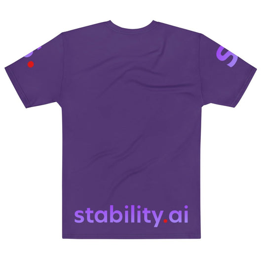 All-Over Print Purple Stability AI T-Shirt (unisex) - AI Store