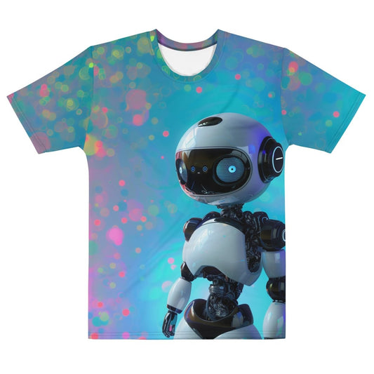 All-Over Print Social Robot Hero T-Shirt (men) - AI Store