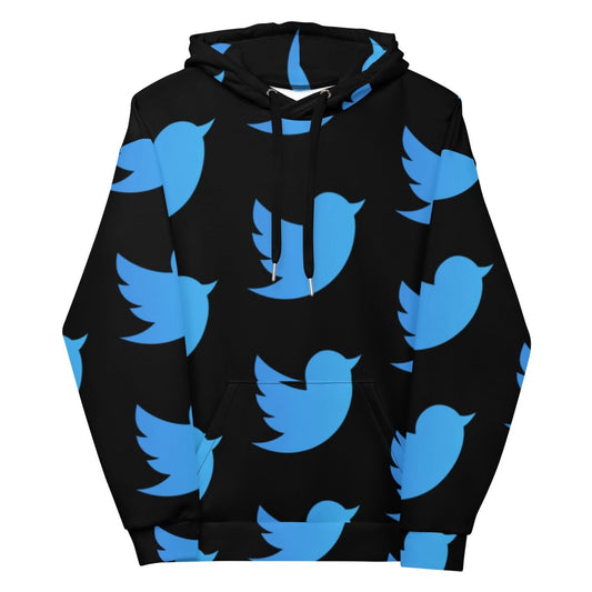 All-Over Print Twitter Icon Hoodie (unisex) - AI Store