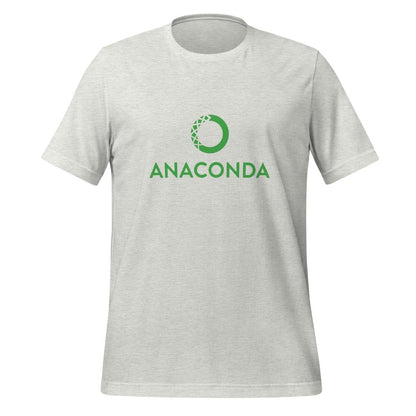 Product mockup photo of the Anaconda Logo T Shirt (unisex) Ash / M.