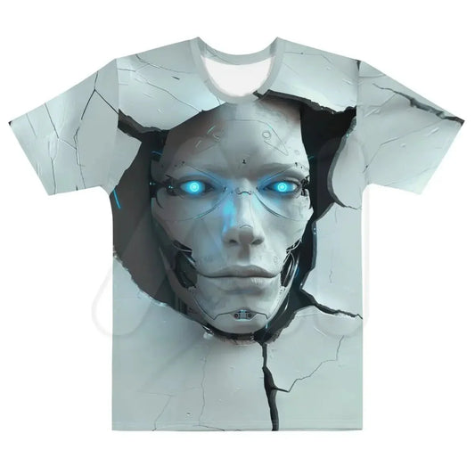 Product mockup photo of the Android Breakthrough T Shirt (men) M.