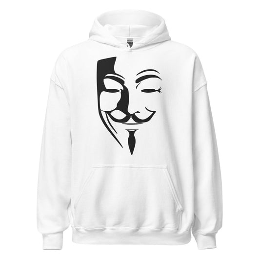 Anonymous Mask Light Hoodie (unisex) - AI Store