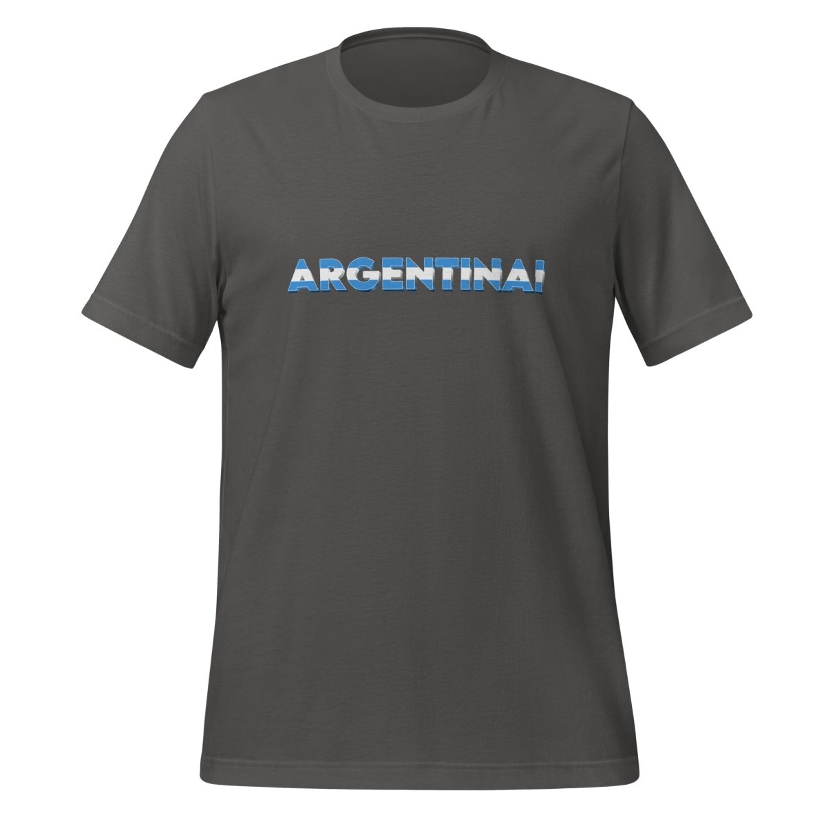 Product mockup photo of the ARGENTINAI T Shirt (unisex) Asphalt / M.