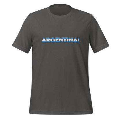Product mockup photo of the ARGENTINAI T Shirt (unisex) Asphalt / M.