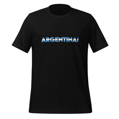 Product mockup photo of the ARGENTINAI T Shirt (unisex) Black / M.