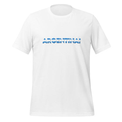 Product mockup photo of the ARGENTINAI T Shirt (unisex) White / M.