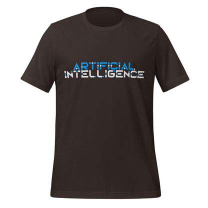 Image of the Artificial Intelligence T-Shirt (unisex) Brown / M.