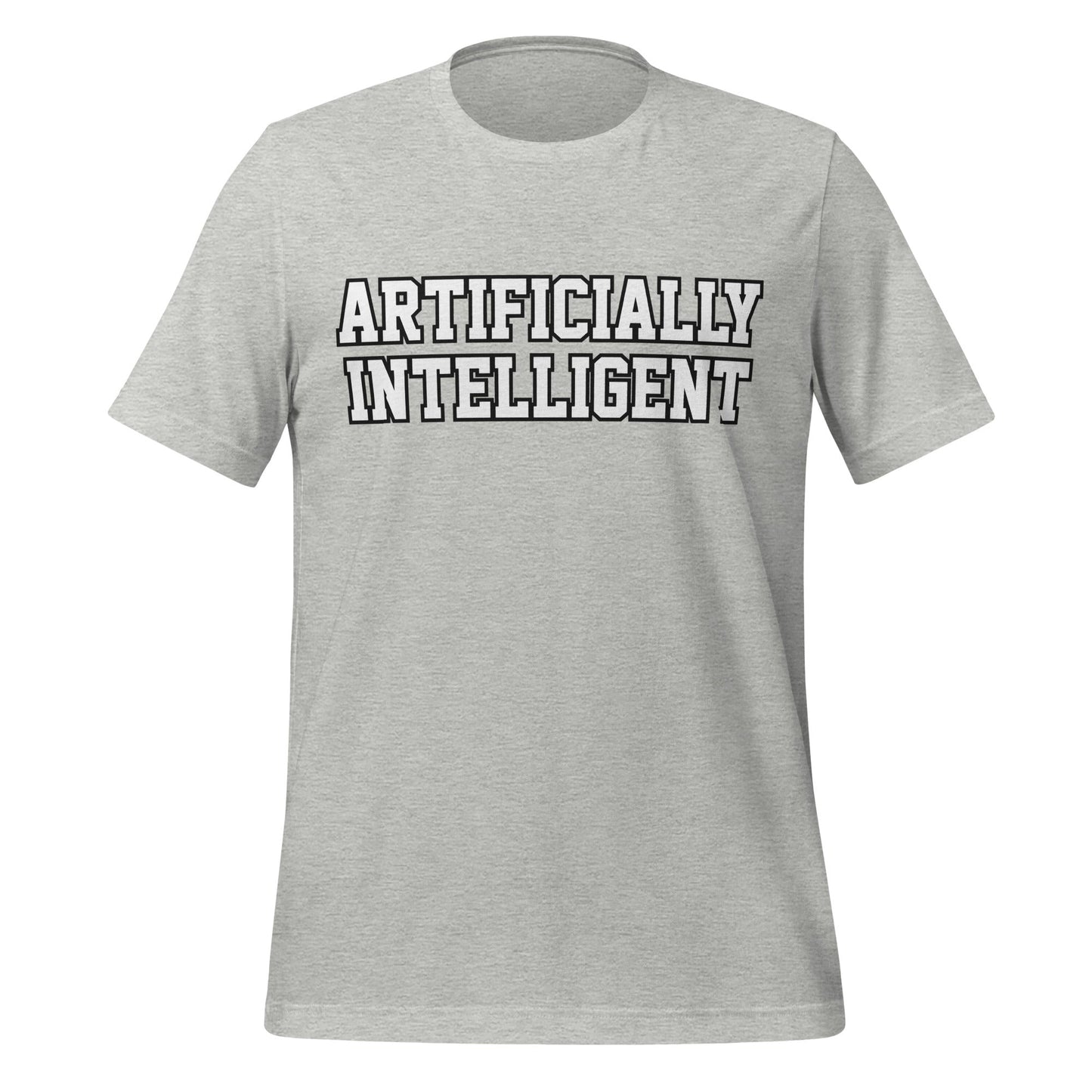 Image of the ARTIFICIALLY INTELLIGENT T-Shirt (unisex) Athletic Heather / M.