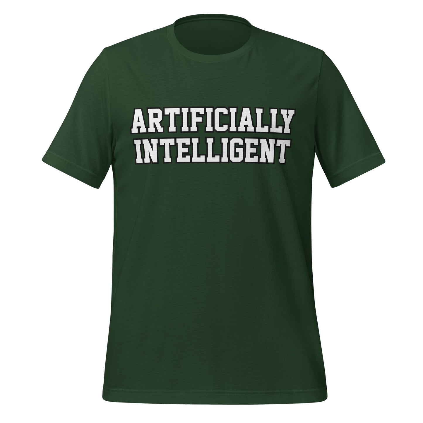 Image of the ARTIFICIALLY INTELLIGENT T-Shirt (unisex) Forest / M.