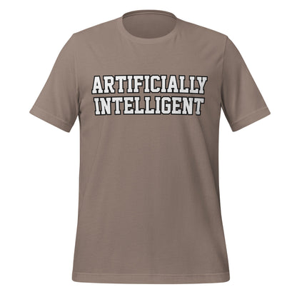 Image of the ARTIFICIALLY INTELLIGENT T-Shirt (unisex) Pebble / M.