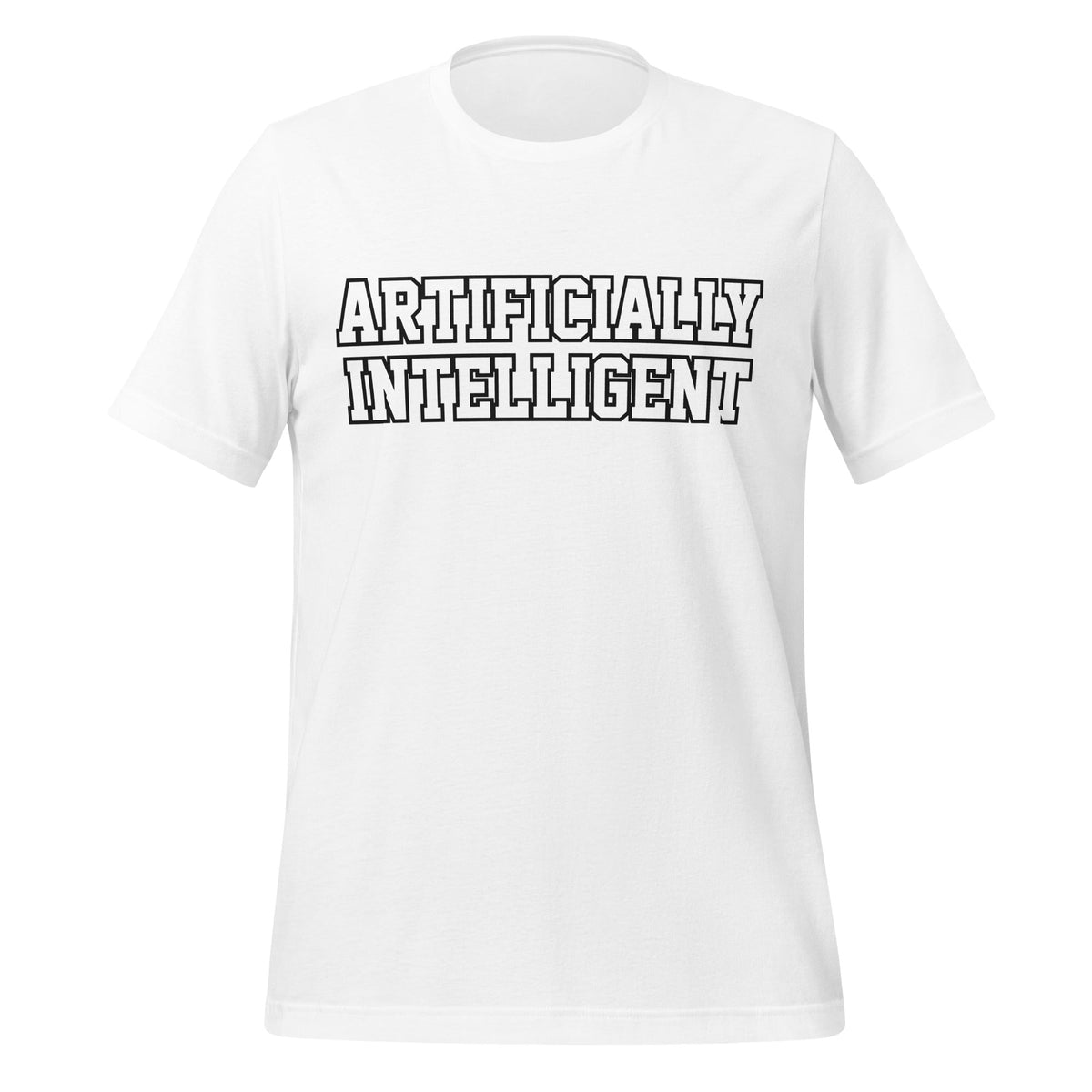 Image of the ARTIFICIALLY INTELLIGENT T-Shirt (unisex) White / M.
