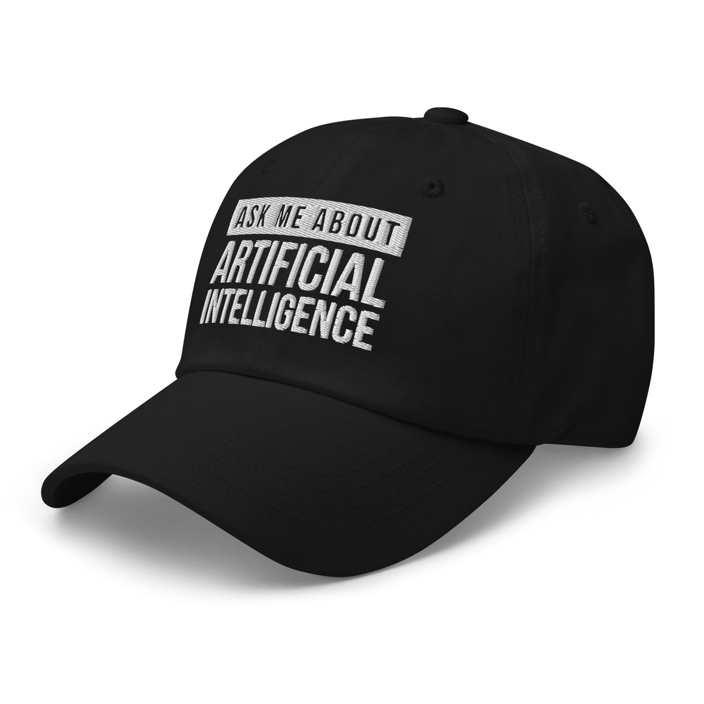 Image of the Ask Me About Artificial Intelligence Cap.