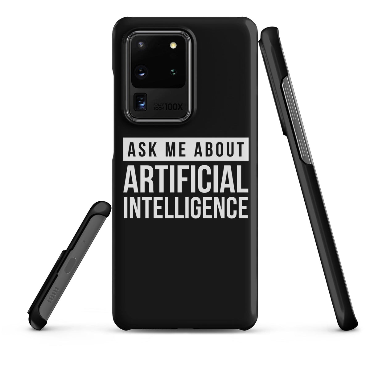 Image of the Ask Me About Artificial Intelligence Snap Case for Samsung Samsung Galaxy S20 Ultra.
