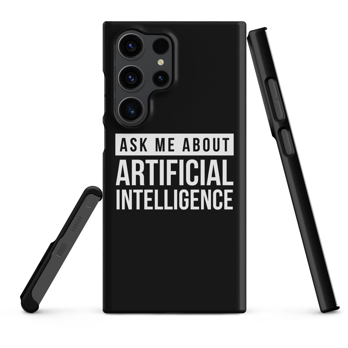 Image of the Ask Me About Artificial Intelligence Snap Case for Samsung Samsung Galaxy S23 Ultra.