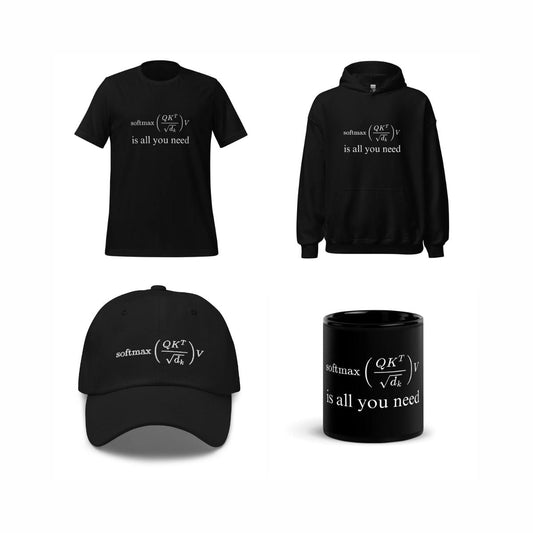 Attention is All You Need Bundle (Black) - AI Store