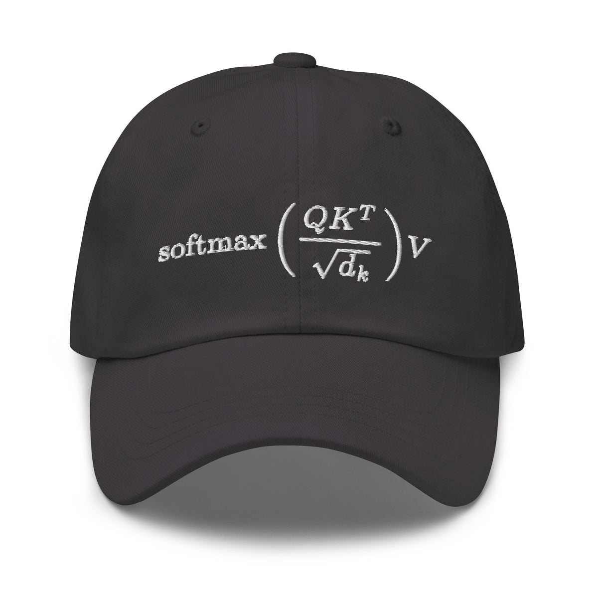 Image of the Attention is All You Need Cap Dark Grey.