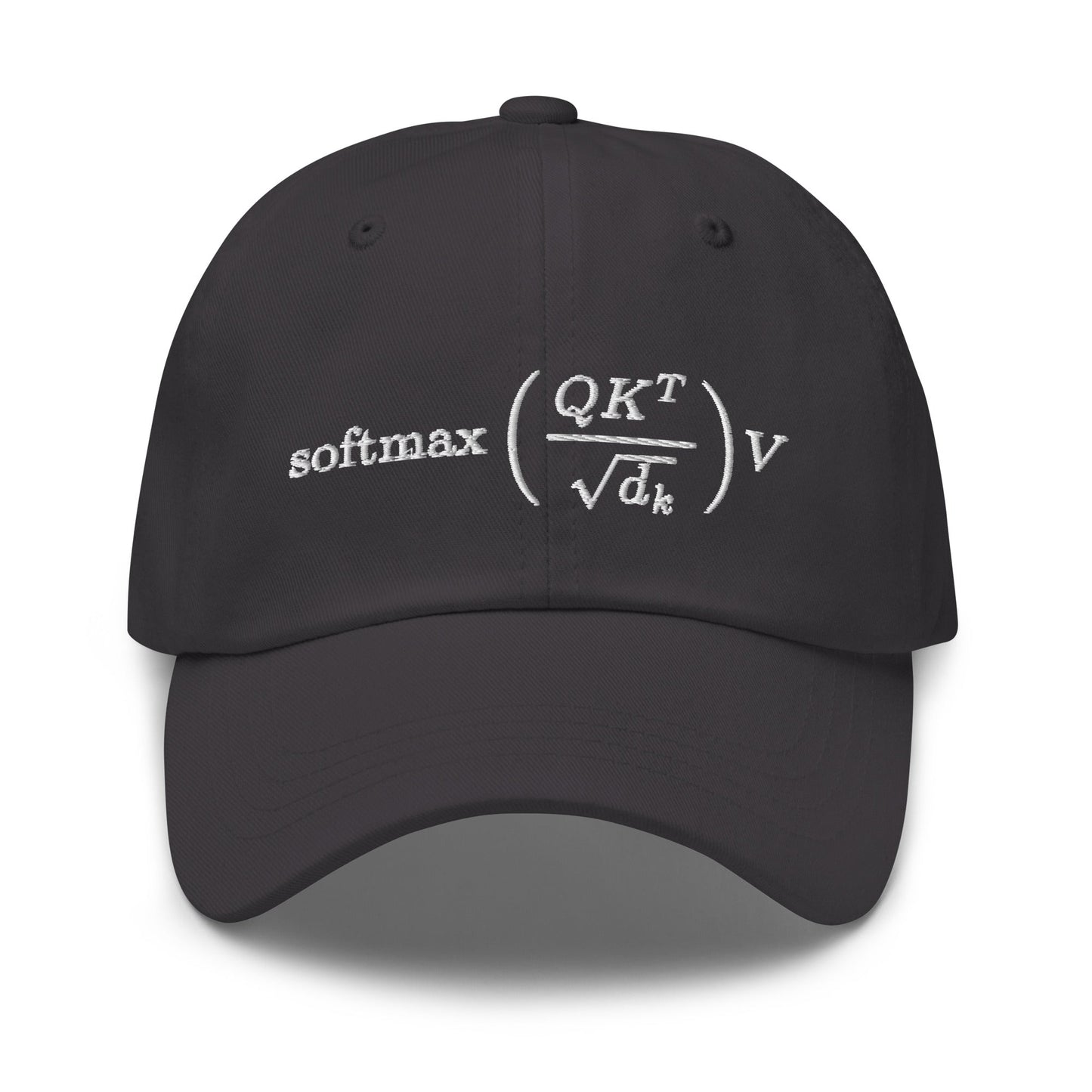 Image of the Attention is All You Need Cap Dark Grey.