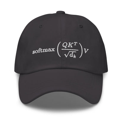 Image of the Attention is All You Need Cap Dark Grey.