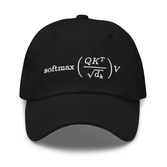 Attention is All You Need Embroidered Cap - AI Store