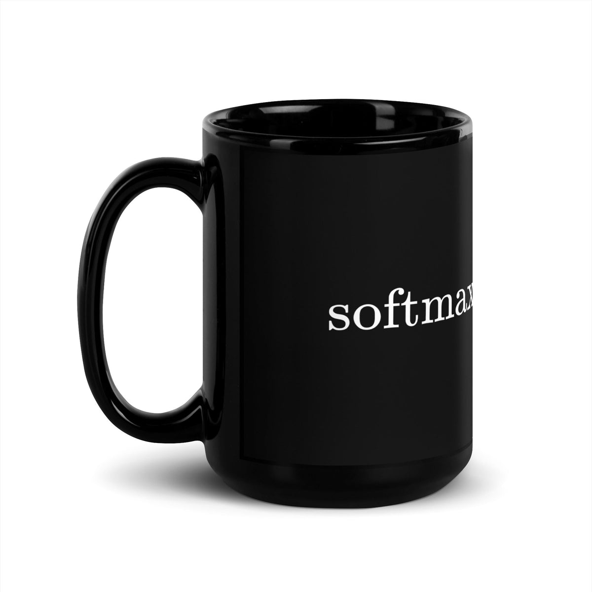 Image of the Attention is All You Need Formula Black Glossy Mug.