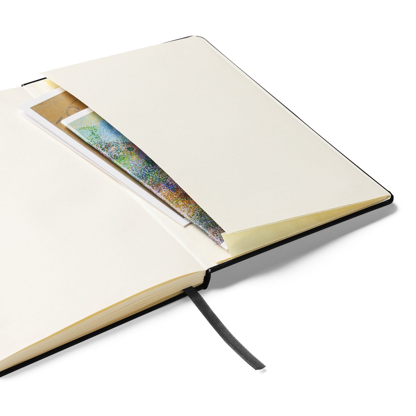 Product mockup photo of the Attention is All You Need Hardcover Bound Notebook.