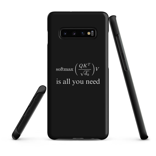 Image of the Attention is All You Need Snap Case for Samsung Samsung Galaxy S10 Plus.
