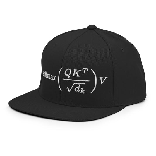 Image of the Attention is All You Need Snapback Cap.