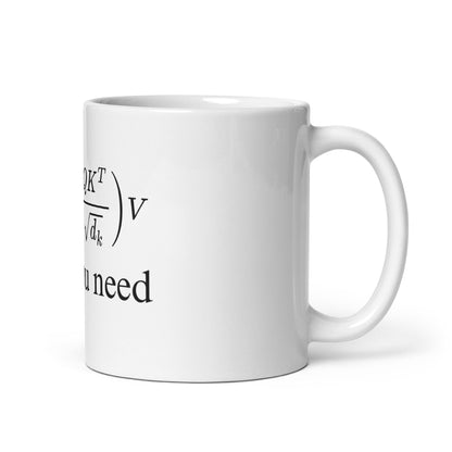 Image of the Attention is All You Need White Glossy Mug.